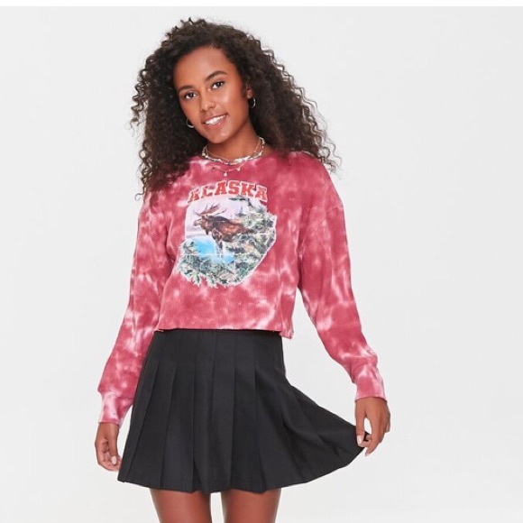 Forever 21 Alaska Crop Long Sleeve - Picture 2 of 8